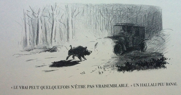 Hallali - Rallie Bourbonnais - Illustration tirée de l'ouvrage La Vénerie française contemporaine (1914) - Le Goupy (Paris)